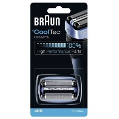 BRAUN CoolTech 40B Extra Blade & Trimmer - Precision Shaving for a Smooth Experience!